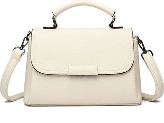 Generic Ladies Handbags Fashion Female Messenger Tote Bags Women Genuine Shoulder Crossbody Sa(Beige)