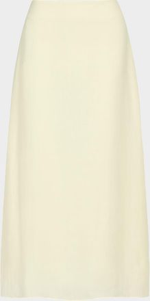 TWP The A-Line Linen Skirt
