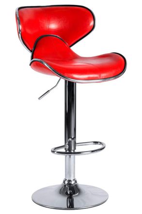 Regalos Miguel Pack 2 Taburetes color rojo en polipiel