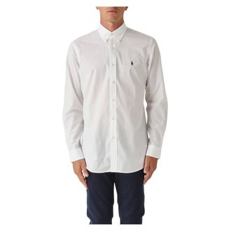 Polo Ralph Lauren Heren, Overhemden, Wit, Maat: XL Katoen