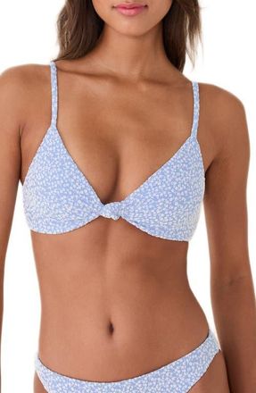 Andie Swim The Santorini Knotted Bikini Top in Misty at Nordstrom, Size X-Small