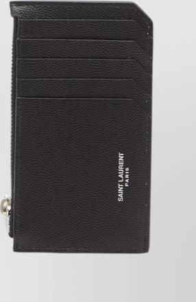 Saint Laurent fragments cardholder gusset leather design