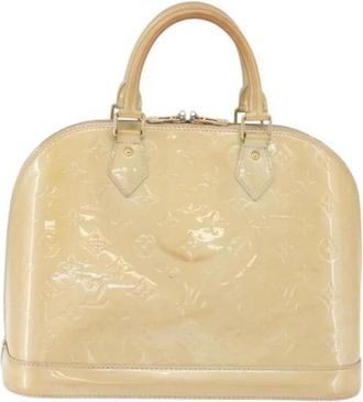 Louis Vuitton Pre-owned Canvas Handbag - Dames - Vintage Handtas - Beige - ONE Size - Vintage