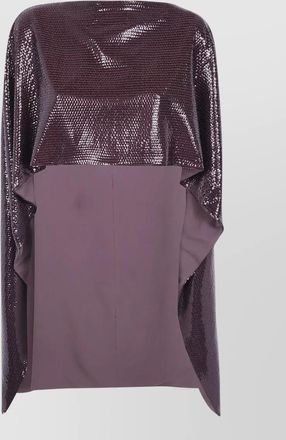 Alberta Ferretti sequined cape