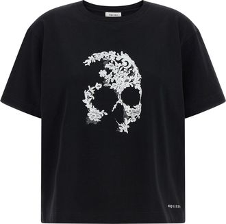 Alexander McQueen Totenkopf-T-Shirt