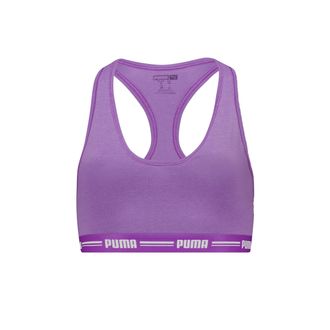 Puma Womens Racer Back Sports Bra, Astor Purple, M