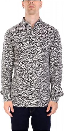 HUGO BOSS Shirts > Formele Overhemden - Heren - Casual Overhemden - Veelkleurig - M - Katoen - Overhemden