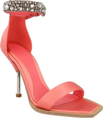 Alexander McQueen Alexander Mcqueen Crystal-Cuff Satin Stiletto Pump