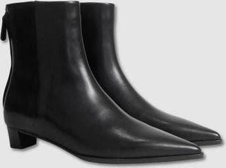 Mi-Mai Kith Low Heel Ankle Boots in Black at Nordstrom, Size 7