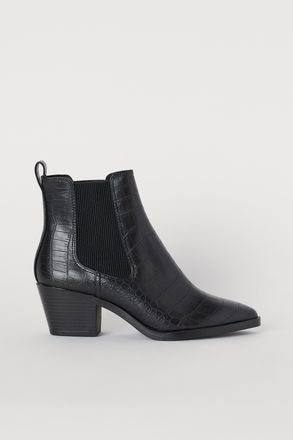 H&M Ankleboots - Schwarz