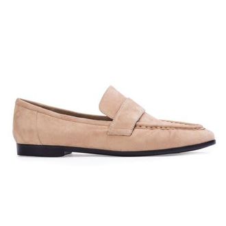Black Suede Studio Arrow Suede Loafer in Taupe Suede at Nordstrom, Size 41 Eu