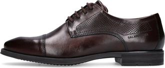 Salamander Leren Zakelijke Veterschoen - Heren - Nette schoenen - Bruin - 42 EU - Leer - Schoenen