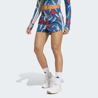 adidas Shorts ADIDAS PERFORMANCE ADIDAS X FARM PIO PACER, Damen, Gr. XXL, N-Gr, schwarz marine, tactile rot, cream wei&szlig;, normal, gr., Obermaterial: 100% Poly