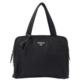 Prada Pre-owned Vintage Nylon Handbag - Dames - Vintage Handtas - Zwart - ONE Size - Nylon - Vintage