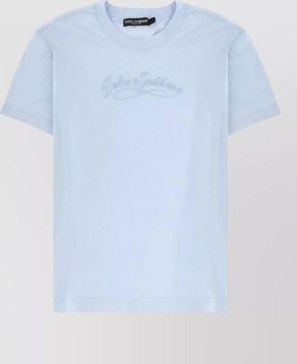 Dolce & Gabbana logo crew neck t shirt short sleeves