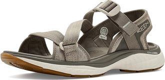 Keen Leiki Open-Toe Sandals Womens Shoes Brindle/Birch : 10.5 B - Medium, Synthetic