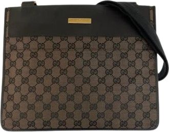 Gucci Borsa a spalla Pre-owned in tela GG e pelle - - Pre-owned - Donna - Marrone - ONE SIZE