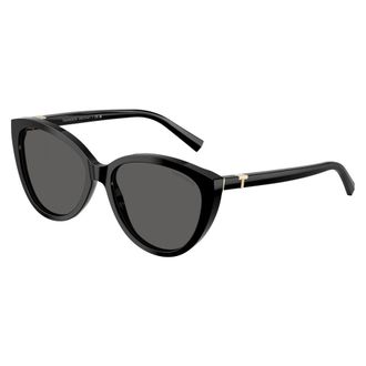 Tiffany & Co. Cat Eye Zonnebril - Dames - Zonnebrillen - Zwart - 56 MM - Accessoires
