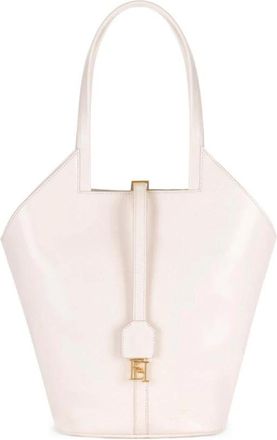 Elisabetta Franchi Everywhere Medium Hobo Tas - Dames - Schoudertassen - Beige - ONE Size - Leer - Tassen