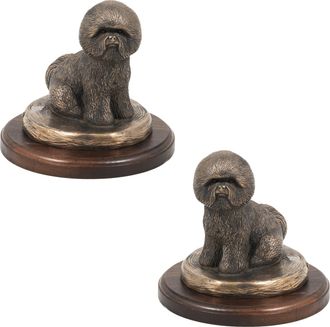 OEM Bichon Frise, Cane Di Tenerife - Statuetta Per Cani, Figurina Da Ufficio, Trofeo Per Esposizione Canina Di Art-dog