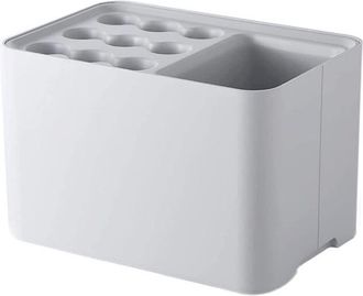 OEM Soporte Para Paraguas De Dise&ntilde;o Vintage, Gris, Gran Capacidad, Antideslizante, Con Bandeja Recogegotas Extra&iacute;ble, 26,5 X 18 X 18 Cm