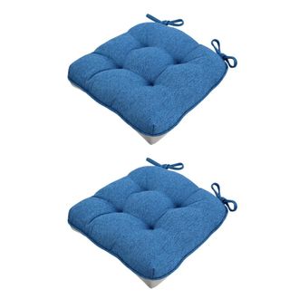 OEM Coj&iacute;n De Asiento De Lino Y Algod&oacute;n Para Sillas En Color Azul Marino