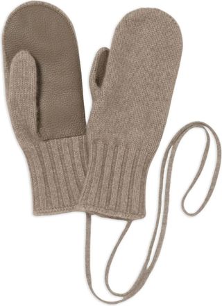 Auralee Guanti in maglia - Toni neutri