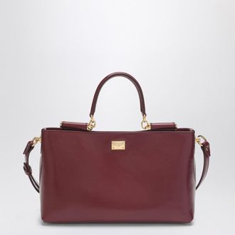 Dolce & Gabbana Dolce&Gabbana Vittoria Handbag In Dark Red Leather