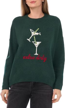 CeCe by Cynthia Steffe Extra Dirty Cozy Sweater in Windsor Moss at Nordstrom Rack, Size X-Large