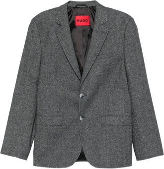 HUGO BOSS single-breasted blazer - Grey