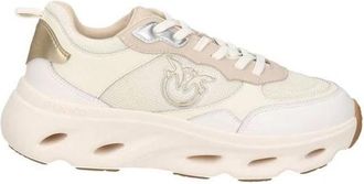 Pinko Pink 09 Sneaker - Dames - Sneakers - Beige - 37 EU - Leer - Schoenen