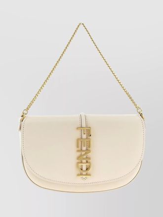 Fendi leather wallet on chain