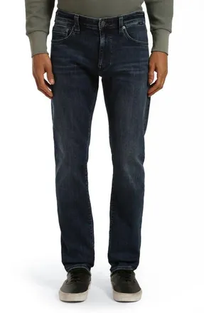 Mavi Zach Straight Leg Jeans (Nordstrom Exclusive) in Royal Blue at Nordstrom, Size 36 X 32