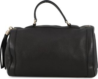 Gucci Black Leather Boston Bag (Pre-Owned)