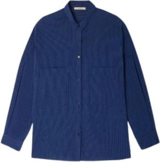 Sessun Shirt - Dames - Overhemden - Blauw - L - Overhemden