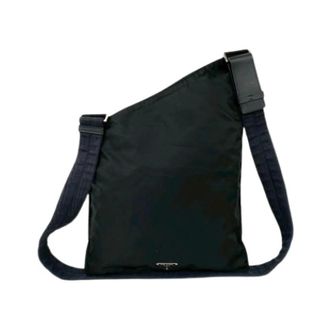 Prada Pre-owned Cross Body Bags, female, Black, Size: ONE SIZE Pre-owned Vintage Nylon Shoulder Bag