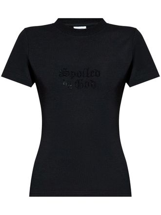 VETEMENTS Spoiled by God T-shirt - Black