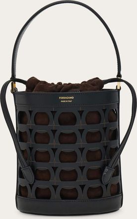 Ferragamo Donna Secchiello Gancini (XS) Nero