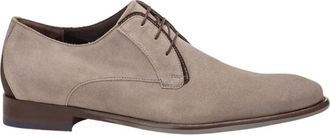 Floris Van Bommel De Stapper Veterschoen - Heren - Veterschoenen - Beige - 43 EU - Su&egrave;de - Schoenen