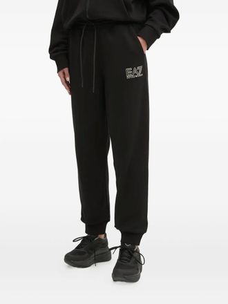 Emporio Armani logo-print tracksuit - Black