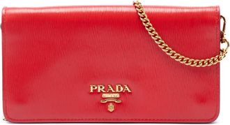 Prada Pre-owned Prada Vitello Move Wallet on Chain Ladies 2LXHWSF4LOQXVBCU