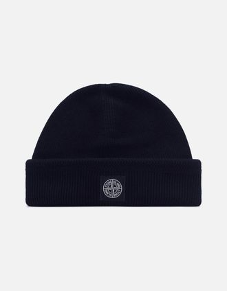 Stone Island Mens S00D7 PATCH LOGO HAT - Navy - Size: OS