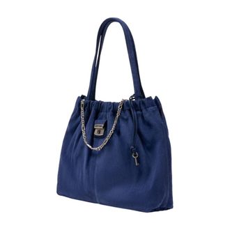Marc Jacobs Womens Tote Navy Cowhide