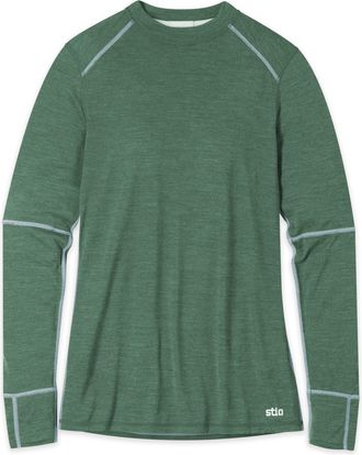 Stio Womens Basis PeakWool Lightweight Crew LS