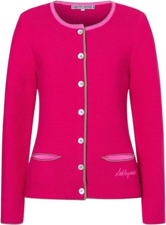 Lieblingsst&uuml;ck Lieblingsst&uuml;ck - Klassiek gebreid vest - Dames - Truien - Roze - Maat: L