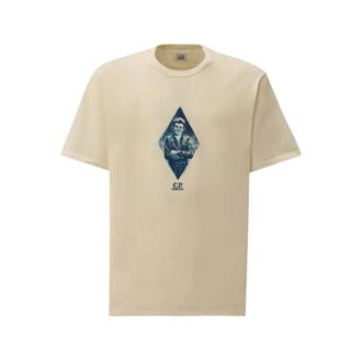 C.P. Company T-Shirts - male - C.P. Company - T-Shirts - Beige - XL - Tops