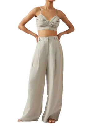 Casa Raki Alma Trousers In Flax