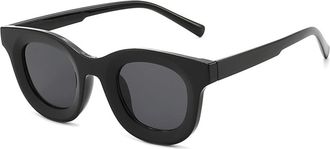 Generic Commuting Outdoor Mens Sunglasses Womens Driving Vacation Shopping Sun Glasses(Black)