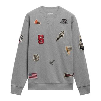 Sebago Sudadera con parche Bowknot Evo - Sweatshirts & Hoodies - Hombre - Gris - 2XL