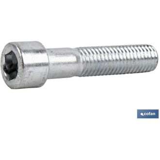 cofan Din-912 C-8.8 M-8 X 35 Z Caja 200 Unid., Tornillo Allen Din 912 Cabeza Cilindrica Con Hex&aacute;gono Interior, Clase 8.8, Acabado Zincado. Medidas Desde M-4
